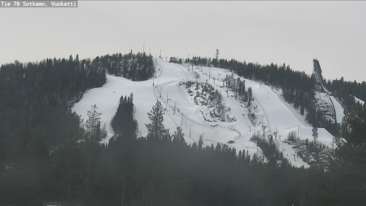 Weather Camera Image Road 76 Sotkamo, Vuokatti, Sotkamo, Kainuu