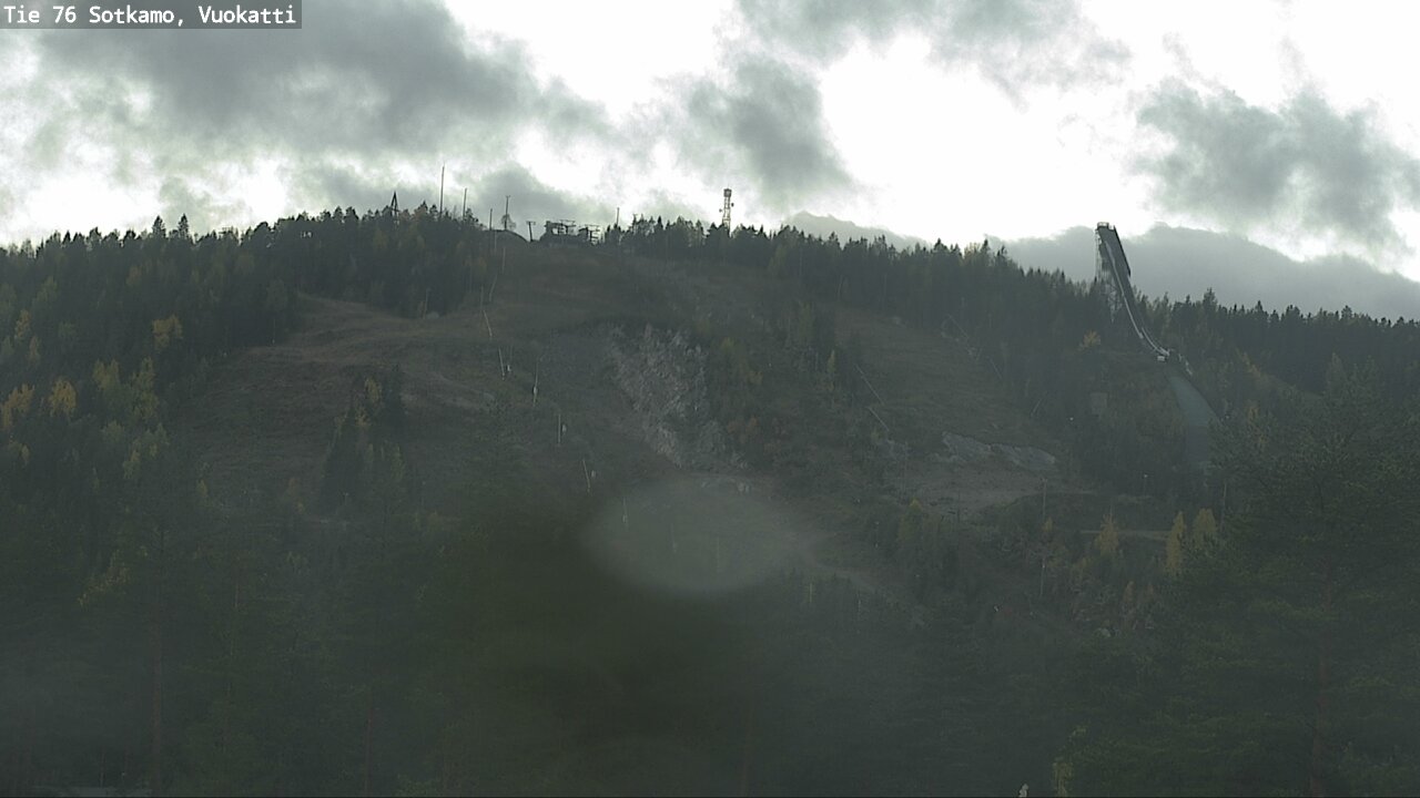Weather Camera Image Road 76 Sotkamo, Vuokatti, Sotkamo, Kainuu