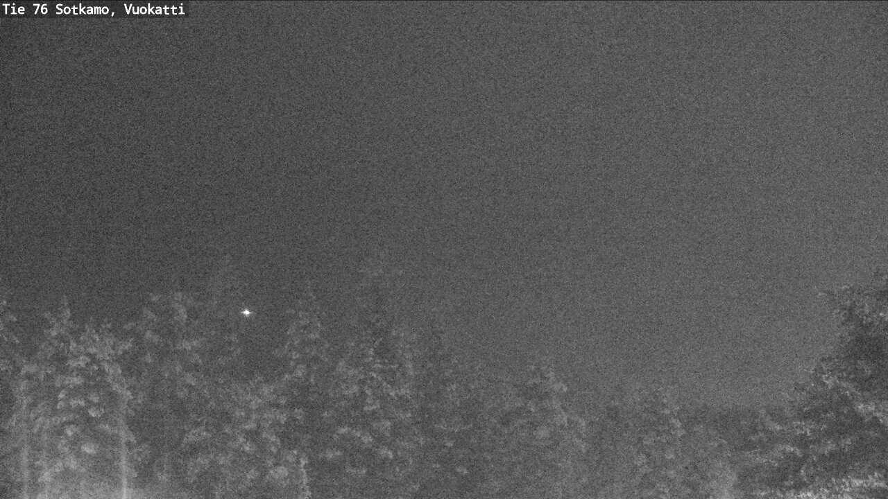 Weather Camera Image Väg 76 Sotkamo, Vuokatti, Sotkamo, Kainuu
