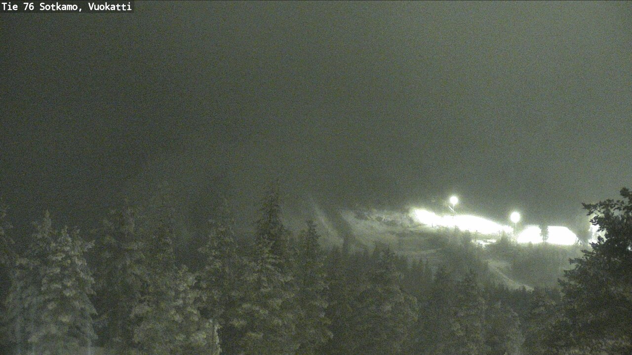 Weather Camera Image Väg 76 Sotkamo, Vuokatti, Sotkamo, Kainuu