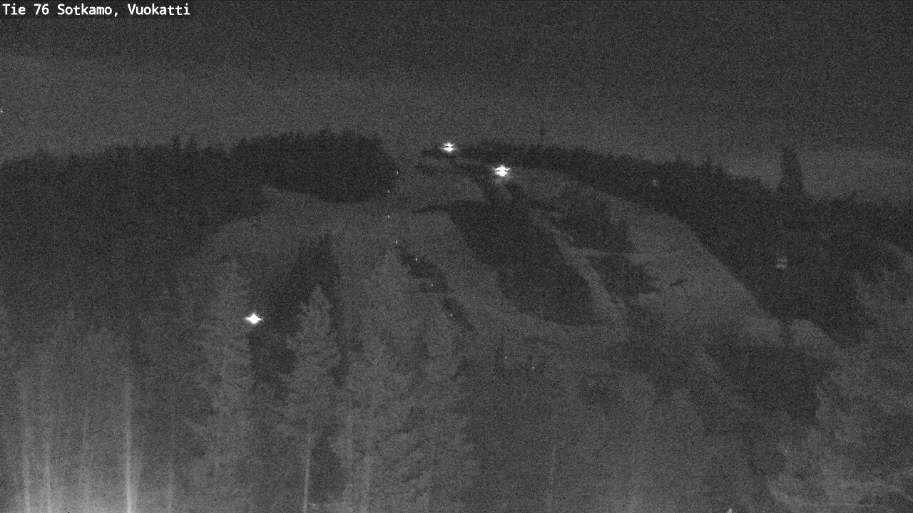 Weather Camera Image Väg 76 Sotkamo, Vuokatti, Sotkamo, Kainuu