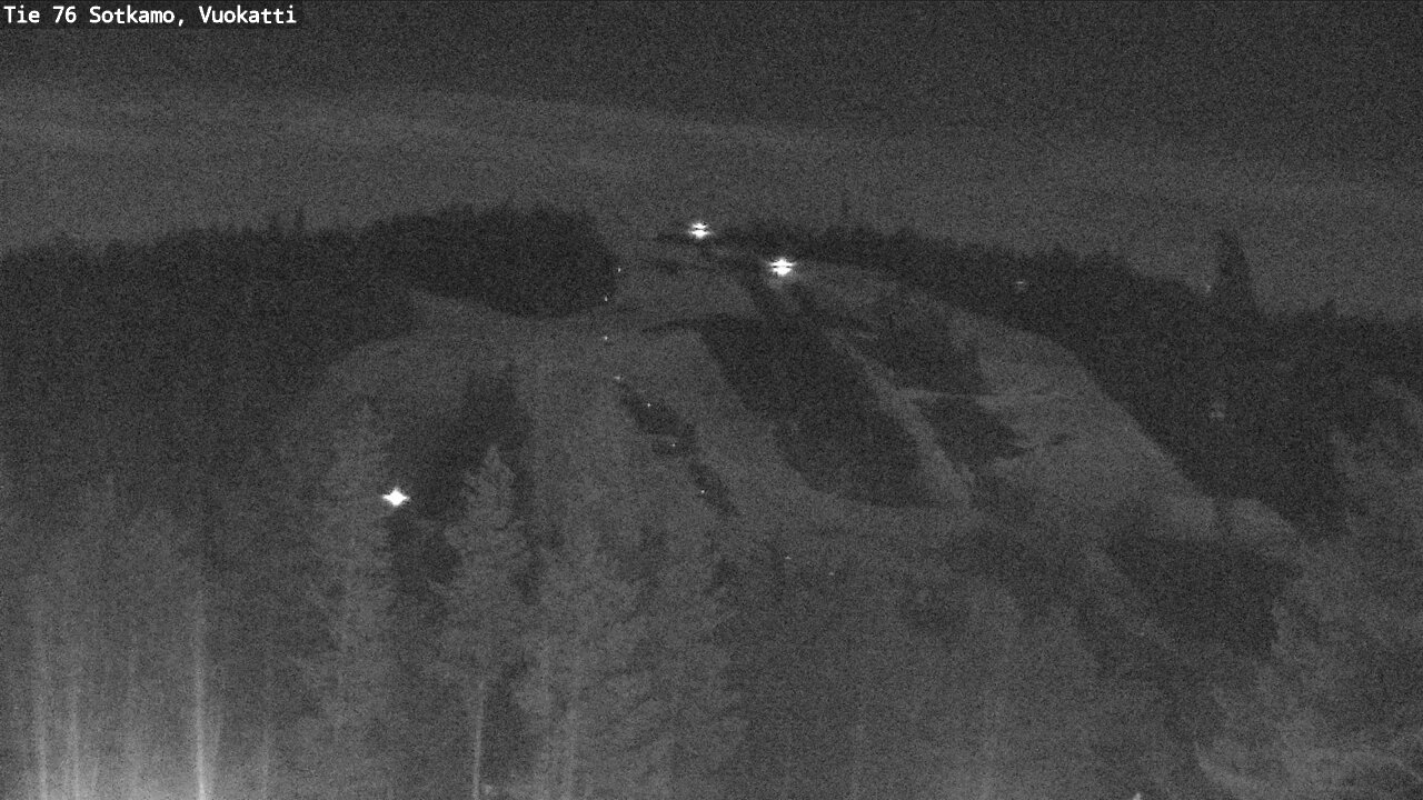Weather Camera Image Väg 76 Sotkamo, Vuokatti, Sotkamo, Kainuu