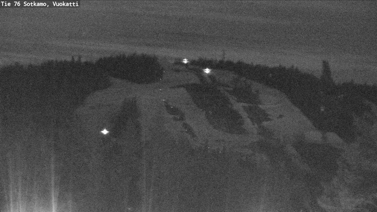 Weather Camera Image Väg 76 Sotkamo, Vuokatti, Sotkamo, Kainuu