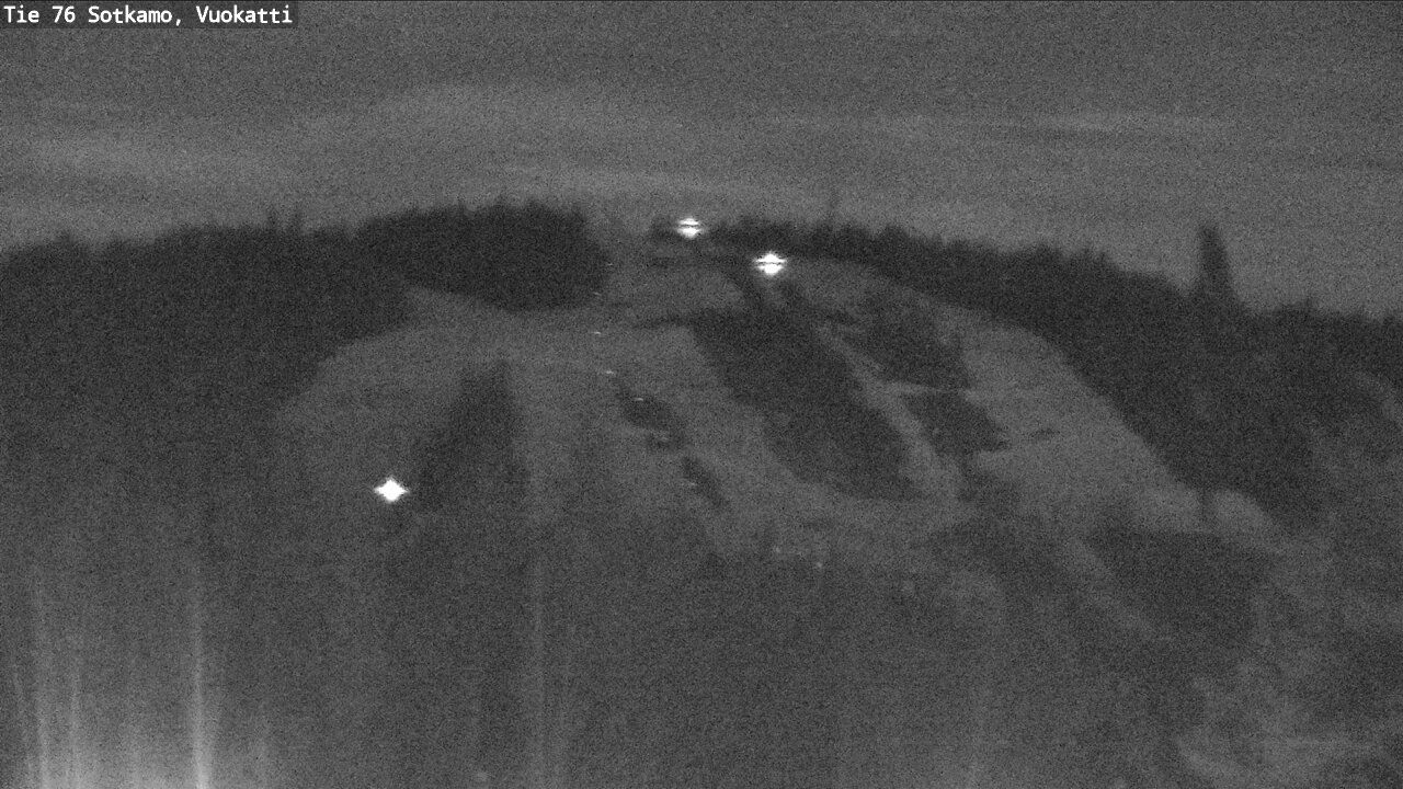 Weather Camera Image Väg 76 Sotkamo, Vuokatti, Sotkamo, Kainuu