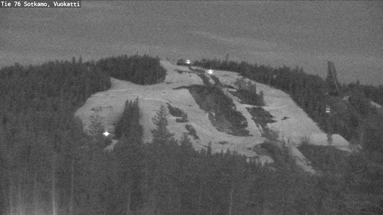 Weather Camera Image Väg 76 Sotkamo, Vuokatti, Sotkamo, Kainuu