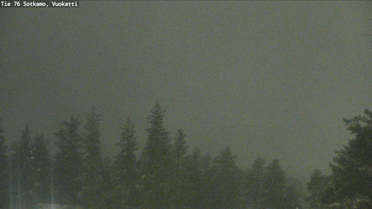 Weather Camera Image Väg 76 Sotkamo, Vuokatti, Sotkamo, Kainuu
