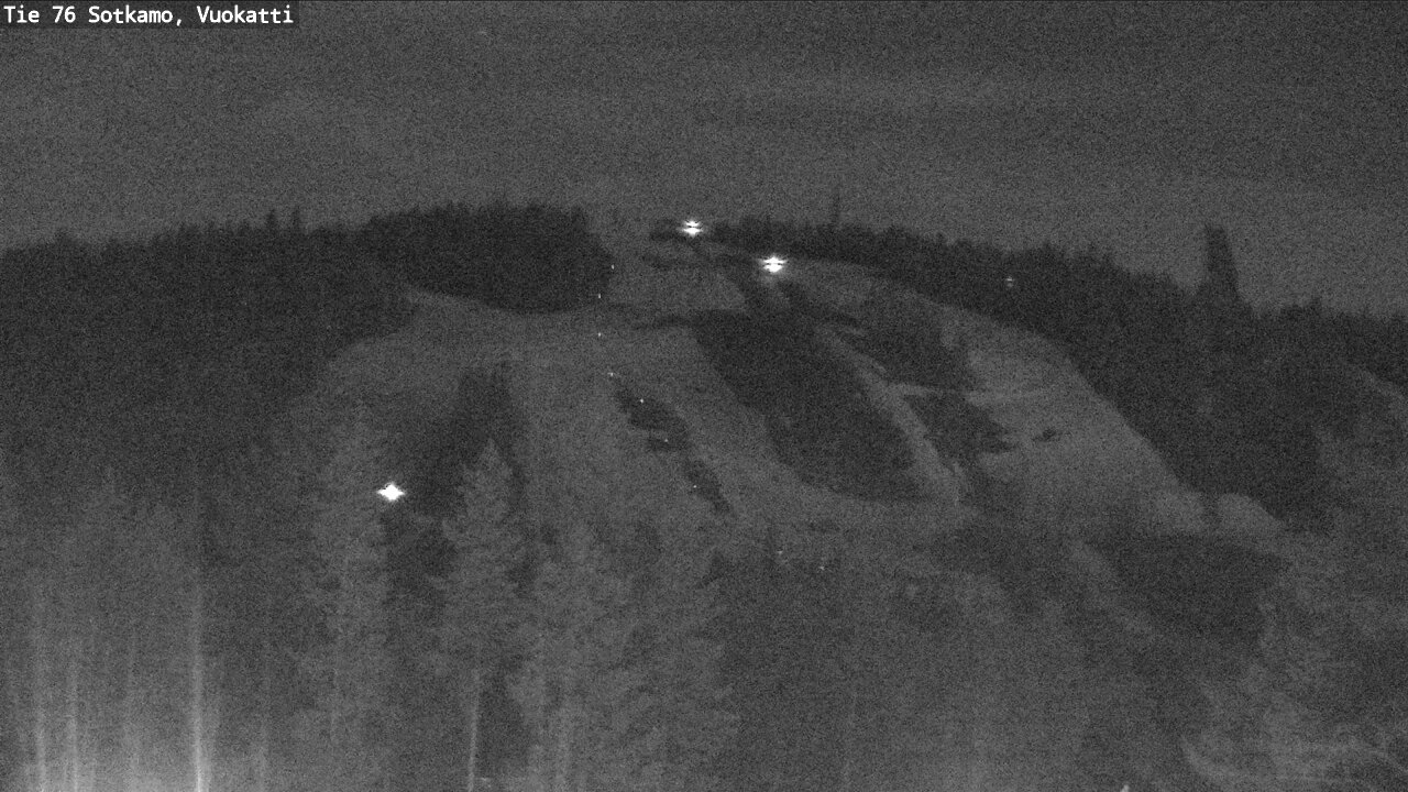 Weather Camera Image Väg 76 Sotkamo, Vuokatti, Sotkamo, Kainuu