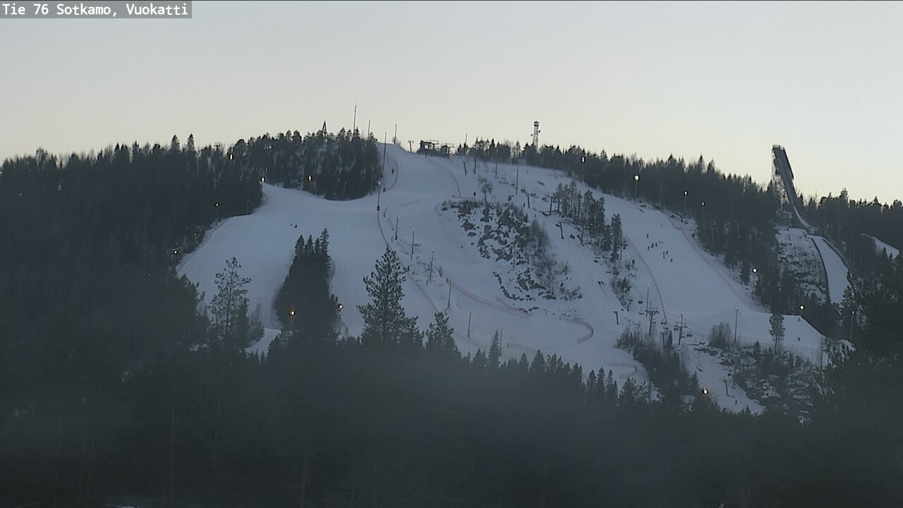 Weather Camera Image Road 76 Sotkamo, Vuokatti, Sotkamo, Kainuu