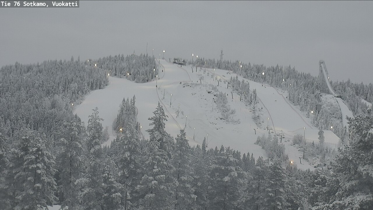 Weather Camera Image Väg 76 Sotkamo, Vuokatti, Sotkamo, Kainuu