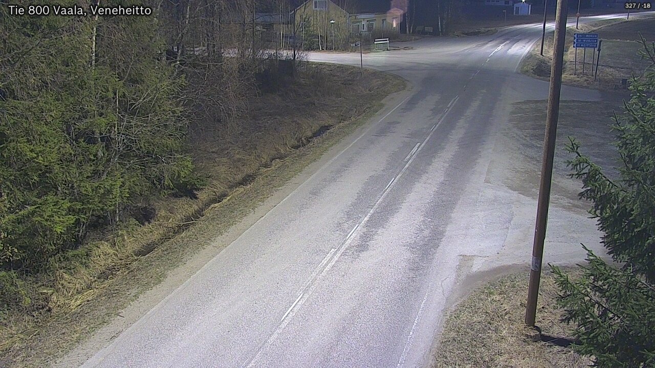 Kelikamerat Kuva Tie 800 Vaala, Veneheitto, Vaala, Pohjois-Pohjanmaa