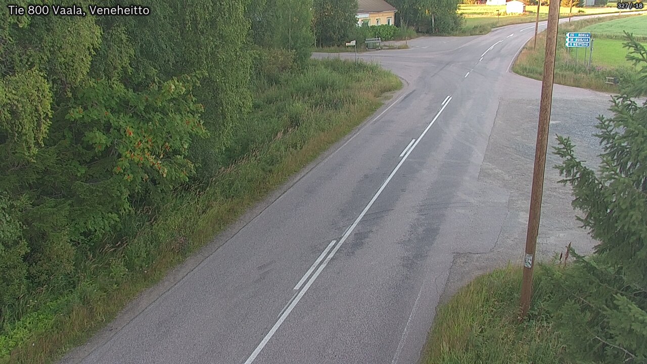 Kelikamerat Kuva Tie 800 Vaala, Veneheitto, Vaala, Pohjois-Pohjanmaa
