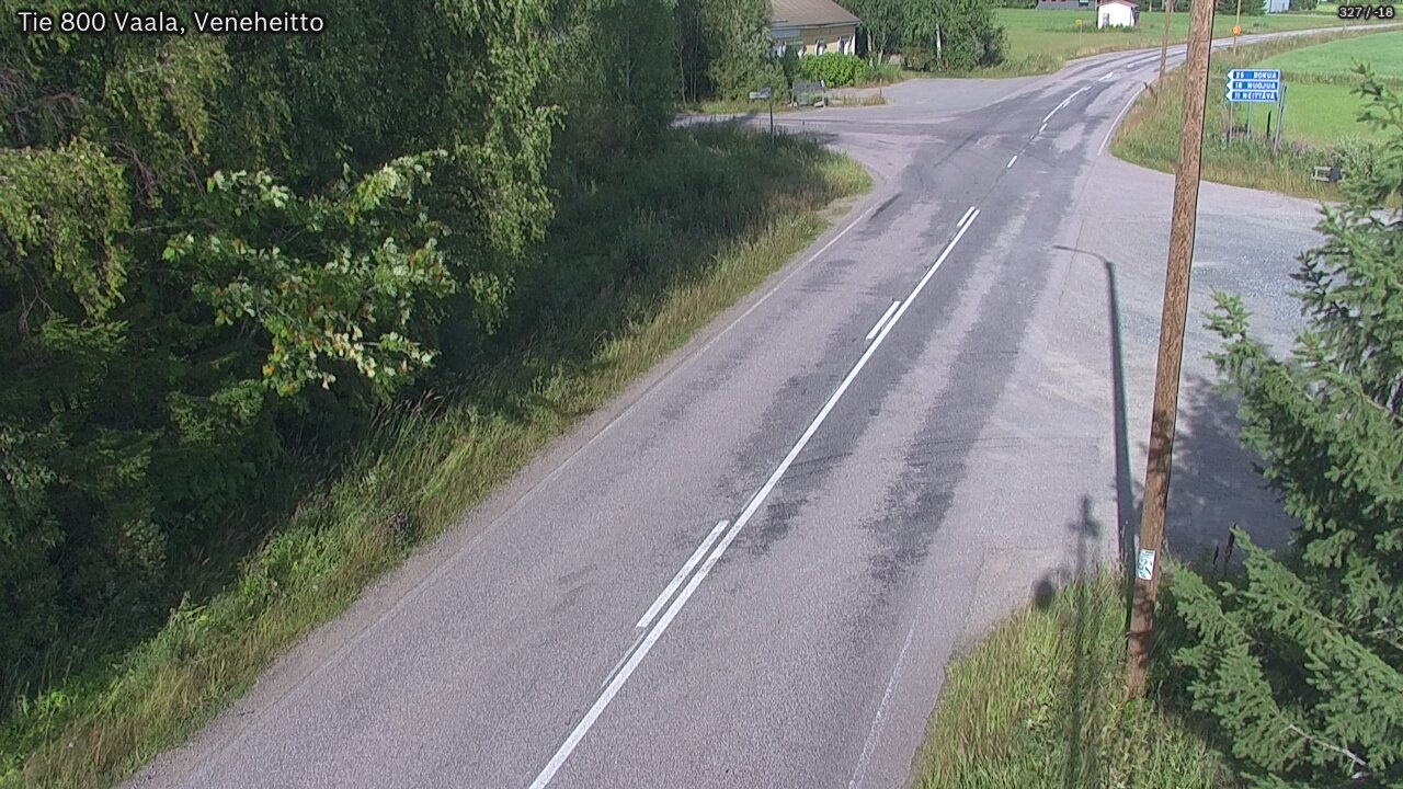 Kelikamerat Kuva Tie 800 Vaala, Veneheitto, Vaala, Pohjois-Pohjanmaa