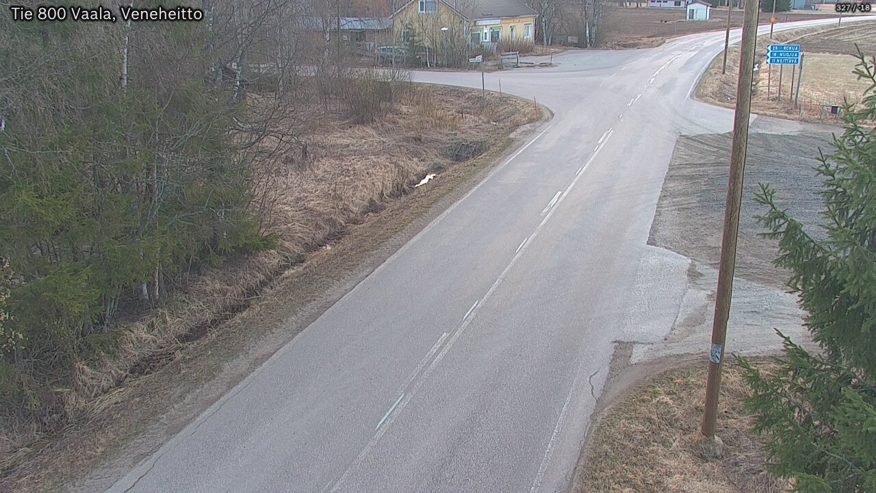 Kelikamerat Kuva Tie 800 Vaala, Veneheitto, Vaala, Pohjois-Pohjanmaa