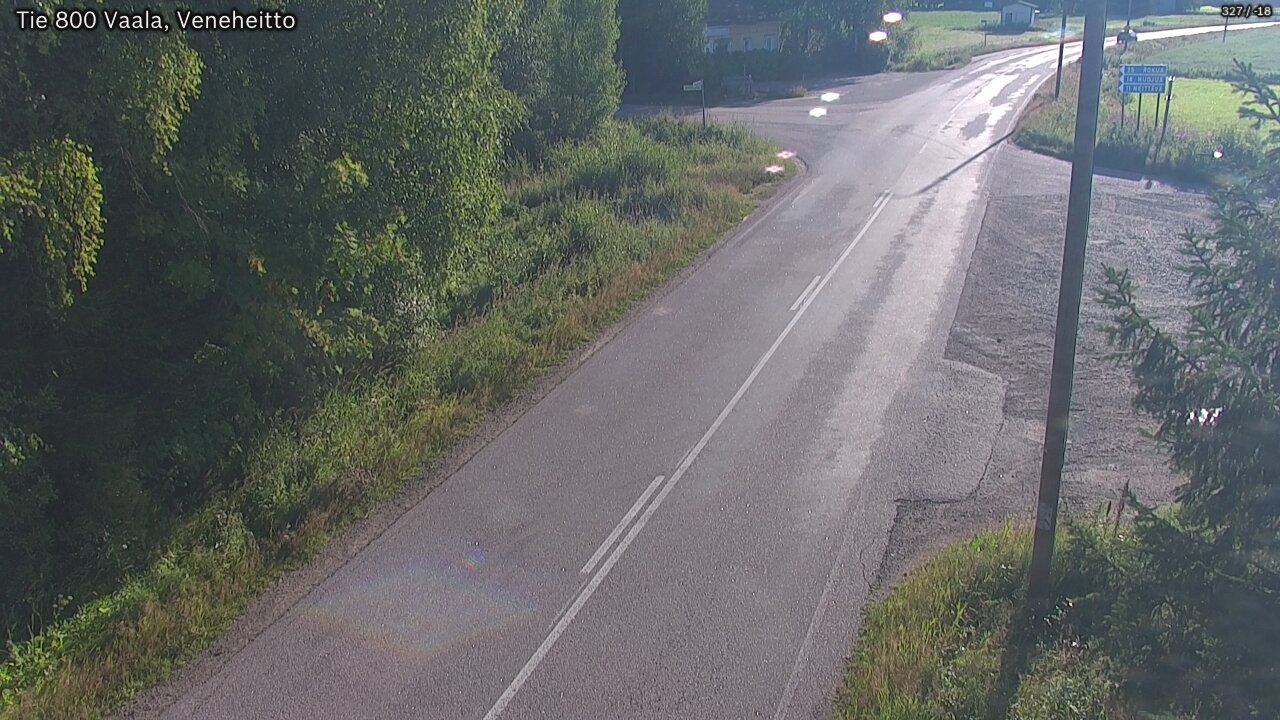 Kelikamerat Kuva Tie 800 Vaala, Veneheitto, Vaala, Pohjois-Pohjanmaa