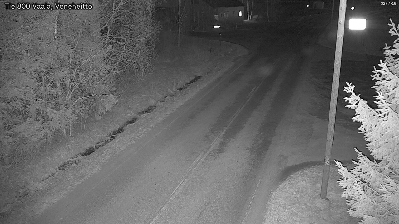 Weather Camera Image Väg 800 Vaala, Veneheitto, Vaala, Pohjois-Pohjanmaa