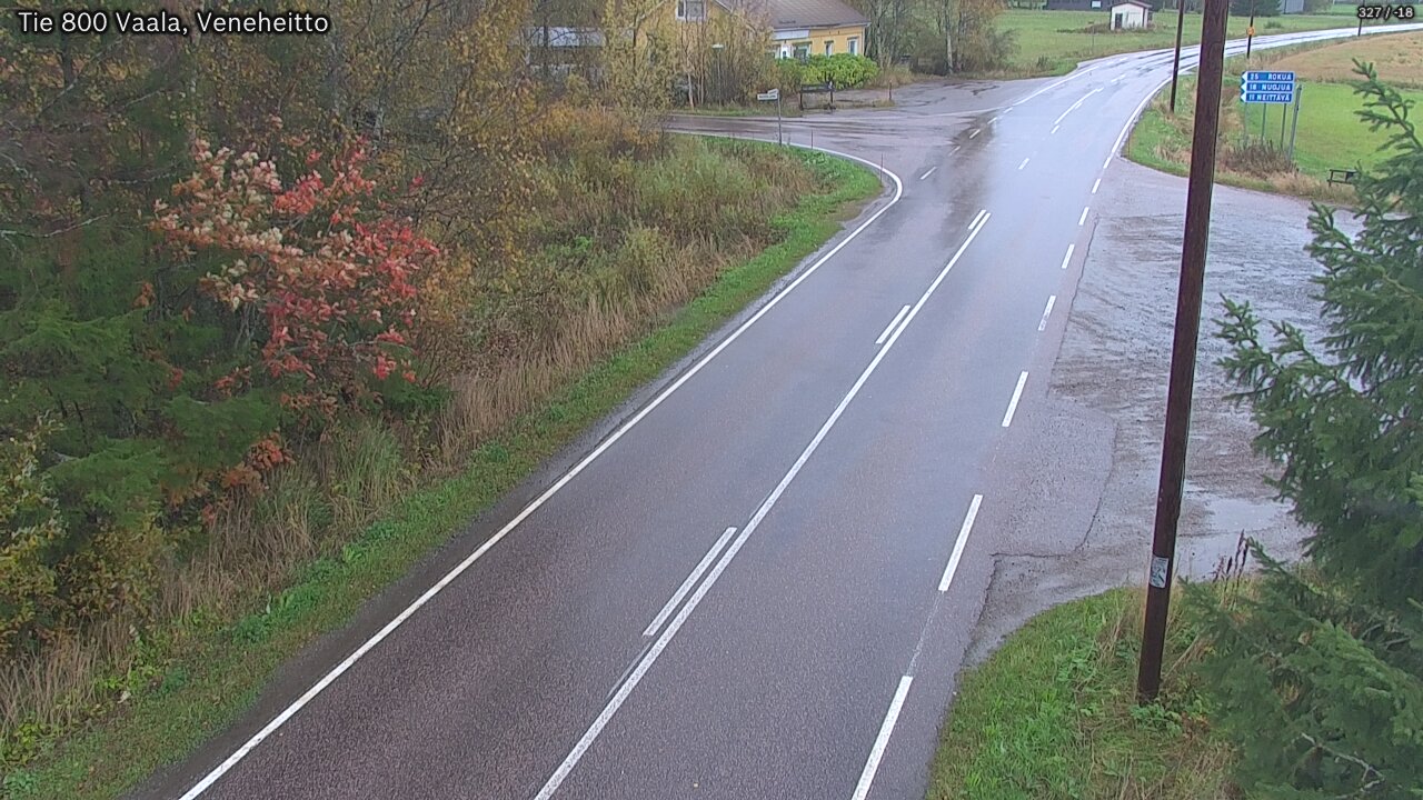 Weather Camera Image Väg 800 Vaala, Veneheitto, Vaala, Pohjois-Pohjanmaa