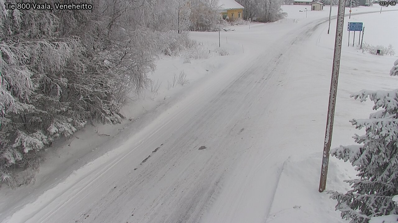 Kelikamerat Kuva Tie 800 Vaala, Veneheitto, Vaala, Pohjois-Pohjanmaa