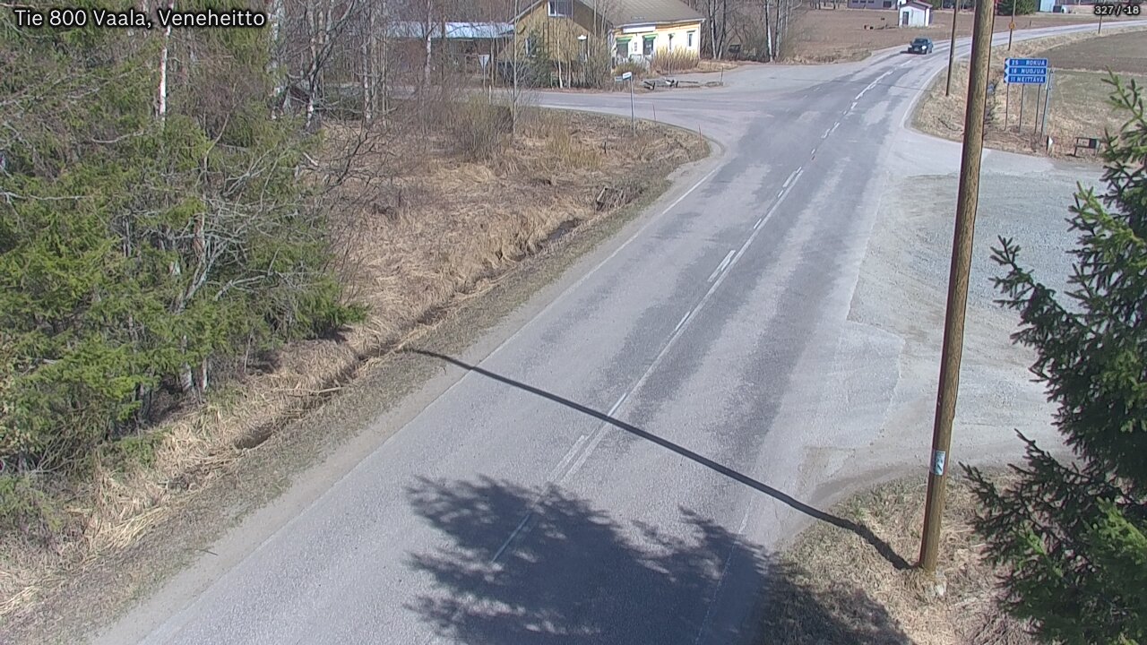 Kelikamerat Kuva Tie 800 Vaala, Veneheitto, Vaala, Pohjois-Pohjanmaa
