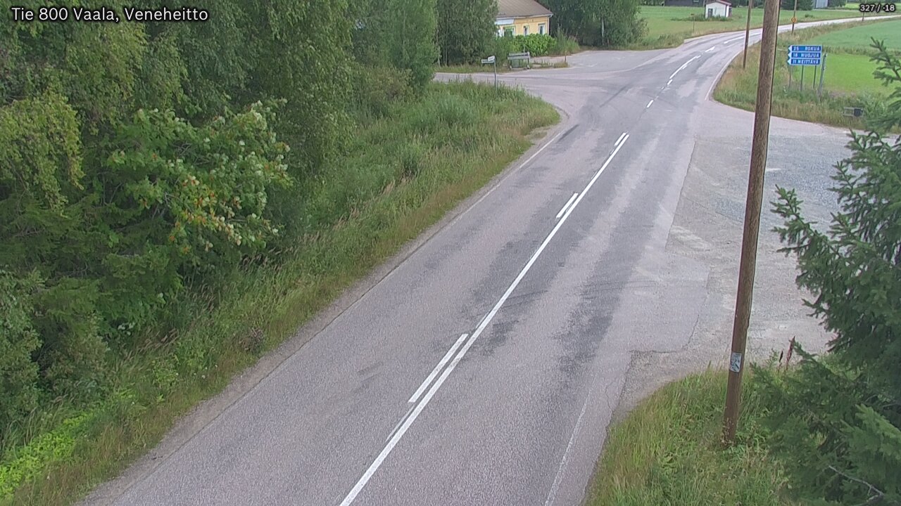 Kelikamerat Kuva Tie 800 Vaala, Veneheitto, Vaala, Pohjois-Pohjanmaa