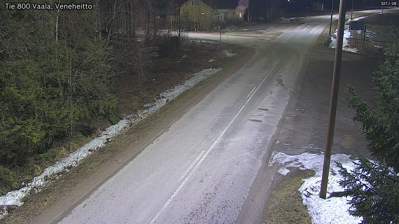 Kelikamerat Kuva Tie 800 Vaala, Veneheitto, Vaala, Pohjois-Pohjanmaa