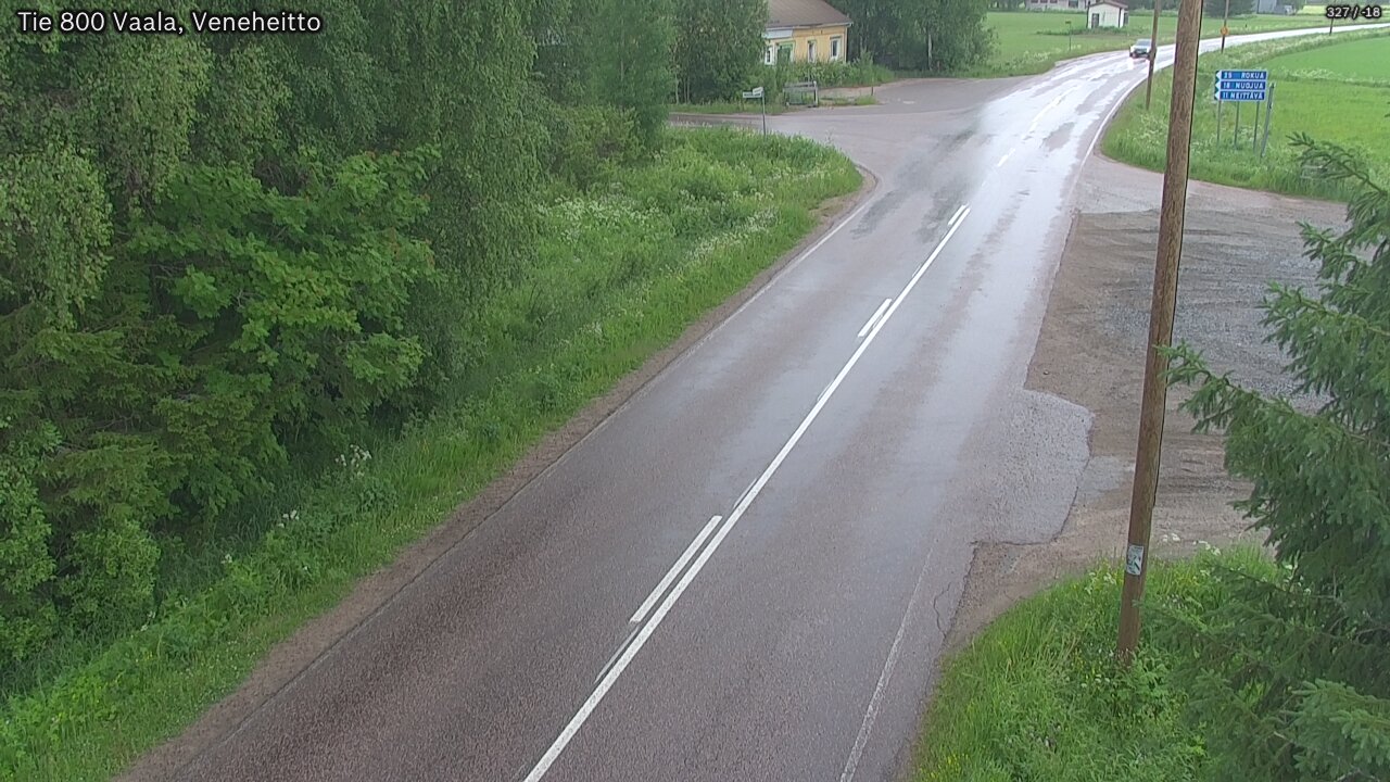 Kelikamerat Kuva Tie 800 Vaala, Veneheitto, Vaala, Pohjois-Pohjanmaa
