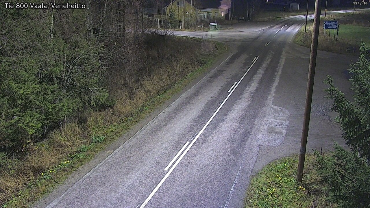 Kelikamerat Kuva Tie 800 Vaala, Veneheitto, Vaala, Pohjois-Pohjanmaa