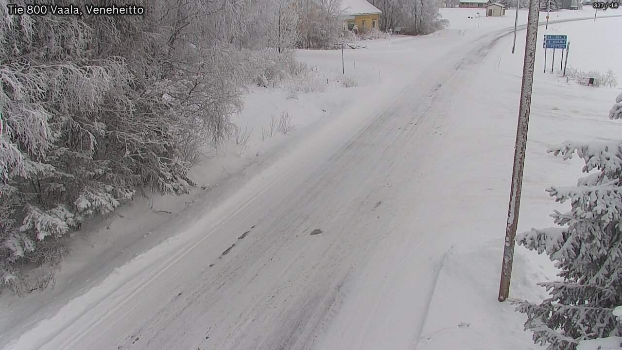 Kelikamerat Kuva Tie 800 Vaala, Veneheitto, Vaala, Pohjois-Pohjanmaa
