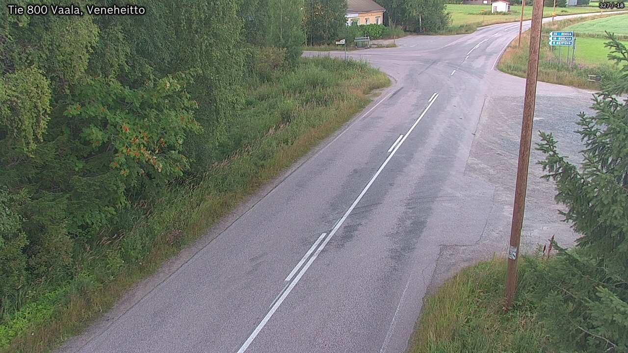 Kelikamerat Kuva Tie 800 Vaala, Veneheitto, Vaala, Pohjois-Pohjanmaa