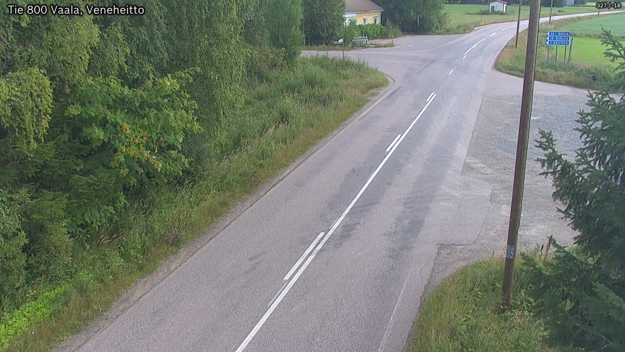 Kelikamerat Kuva Tie 800 Vaala, Veneheitto, Vaala, Pohjois-Pohjanmaa