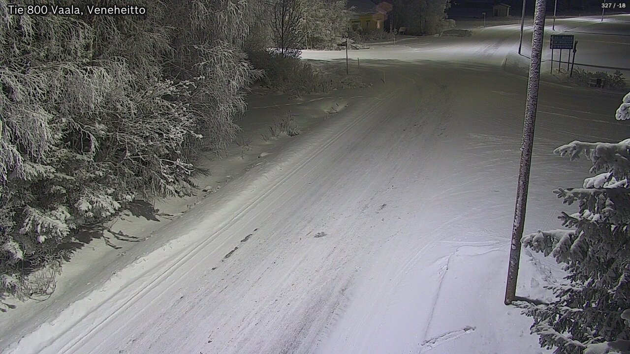 Kelikamerat Kuva Tie 800 Vaala, Veneheitto, Vaala, Pohjois-Pohjanmaa