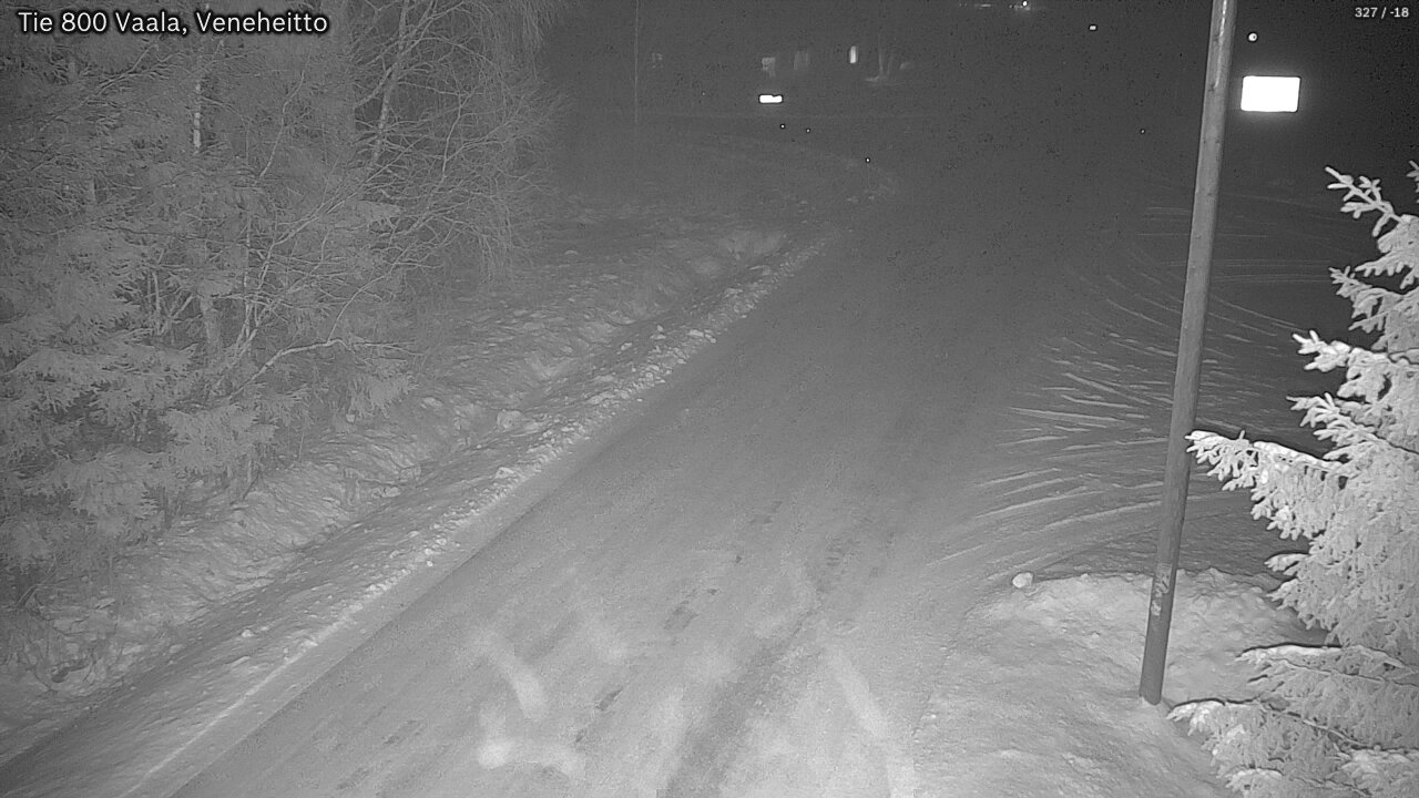 Weather Camera Image Väg 800 Vaala, Veneheitto, Vaala, Pohjois-Pohjanmaa