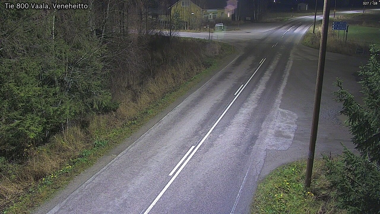 Kelikamerat Kuva Tie 800 Vaala, Veneheitto, Vaala, Pohjois-Pohjanmaa