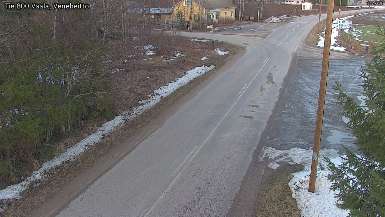 Kelikamerat Kuva Tie 800 Vaala, Veneheitto, Vaala, Pohjois-Pohjanmaa