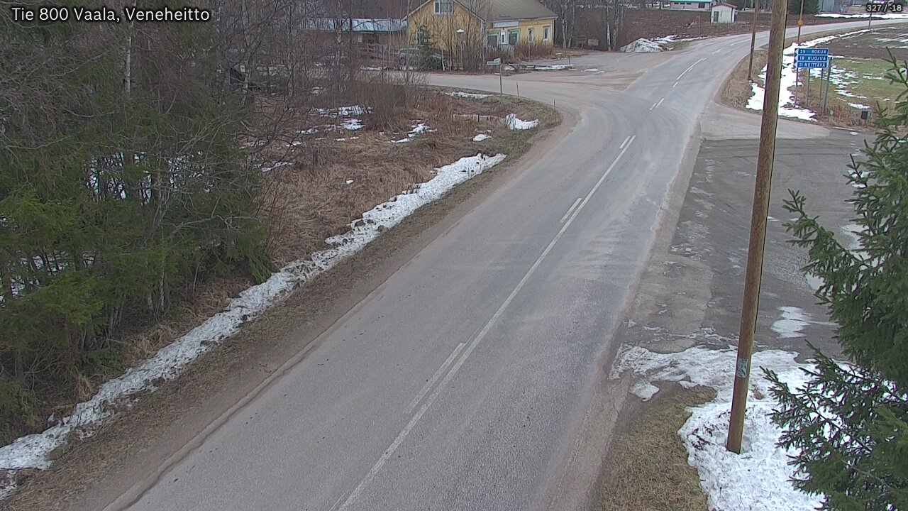 Kelikamerat Kuva Tie 800 Vaala, Veneheitto, Vaala, Pohjois-Pohjanmaa