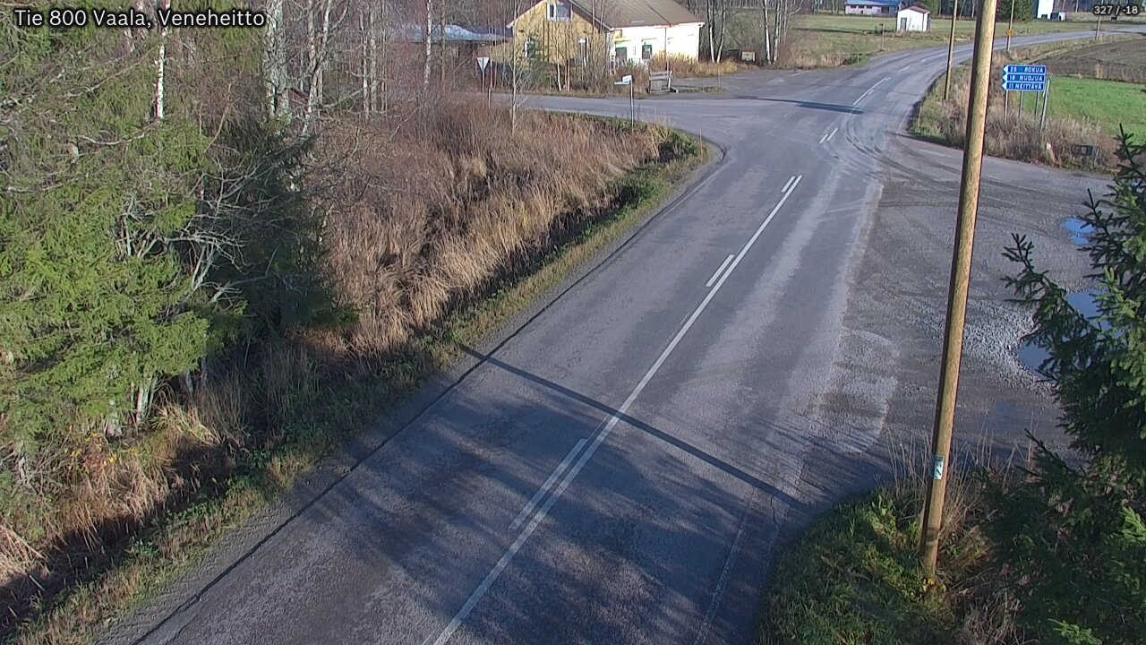 Kelikamerat Kuva Tie 800 Vaala, Veneheitto, Vaala, Pohjois-Pohjanmaa