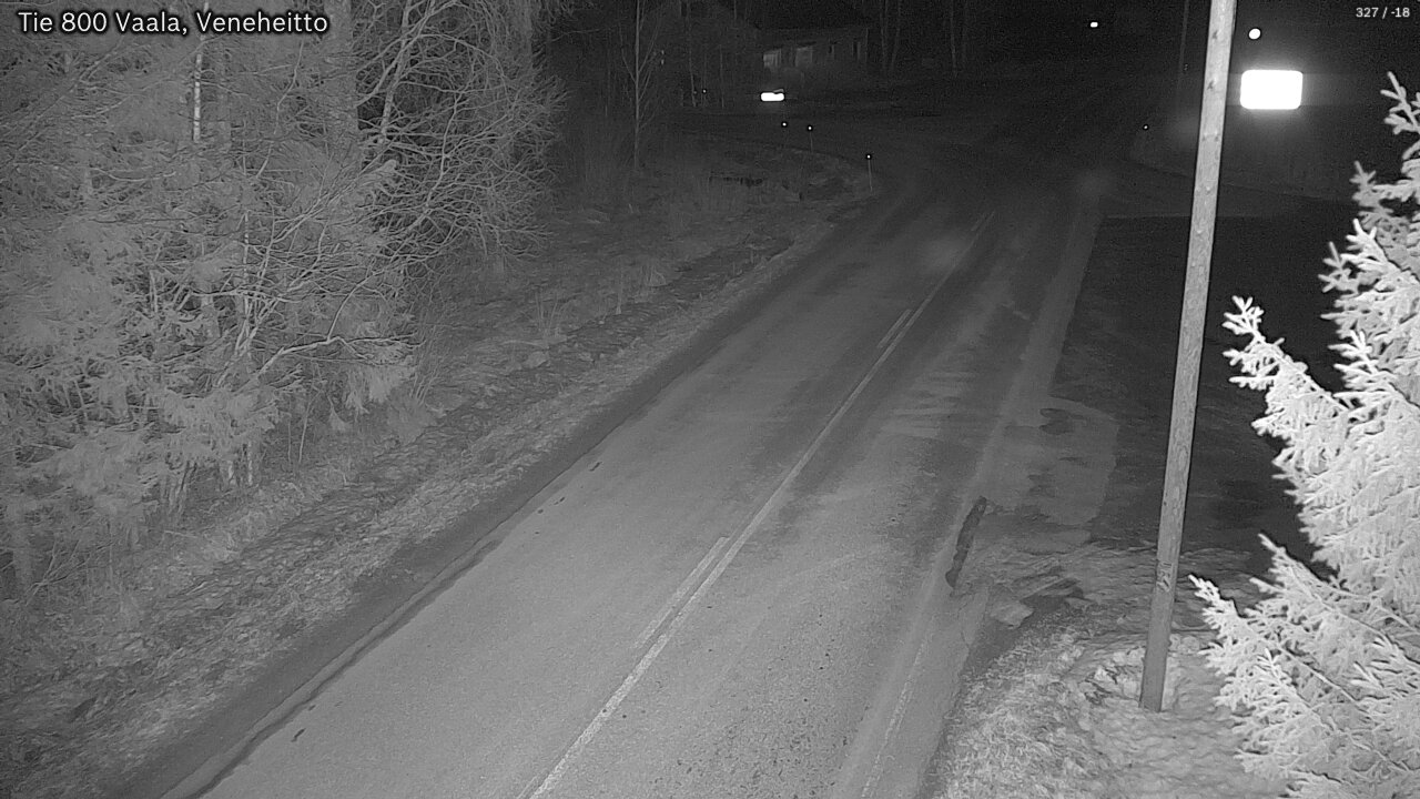 Kelikamerat Kuva Tie 800 Vaala, Veneheitto, Vaala, Pohjois-Pohjanmaa