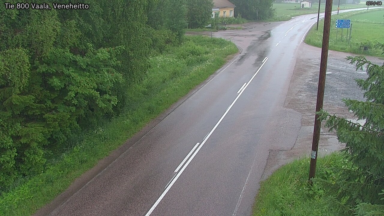 Kelikamerat Kuva Tie 800 Vaala, Veneheitto, Vaala, Pohjois-Pohjanmaa