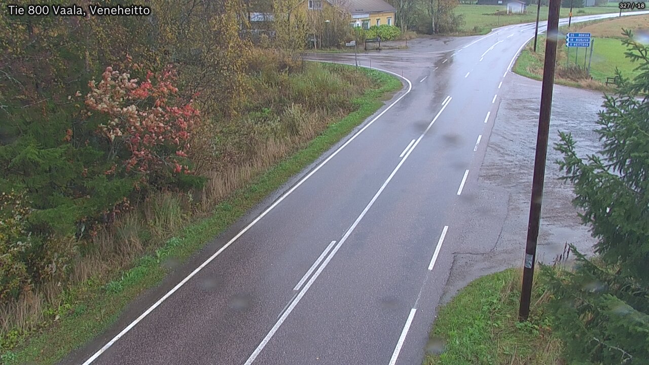 Weather Camera Image Road 800 Vaala, Veneheitto, Vaala, Pohjois-Pohjanmaa