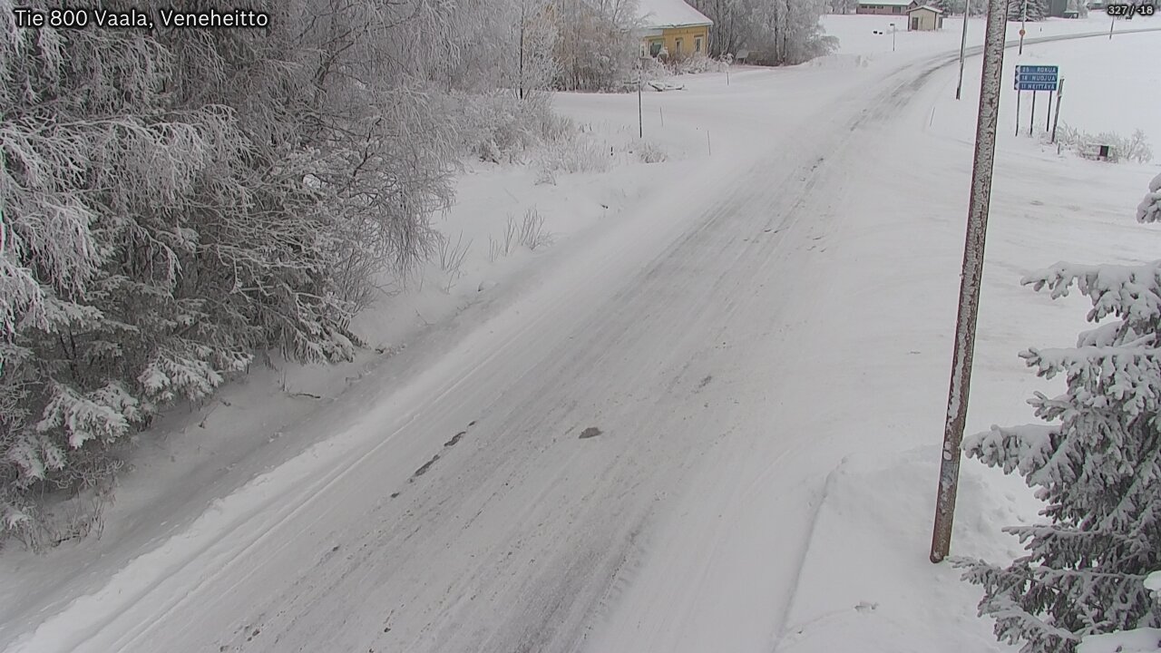 Kelikamerat Kuva Tie 800 Vaala, Veneheitto, Vaala, Pohjois-Pohjanmaa