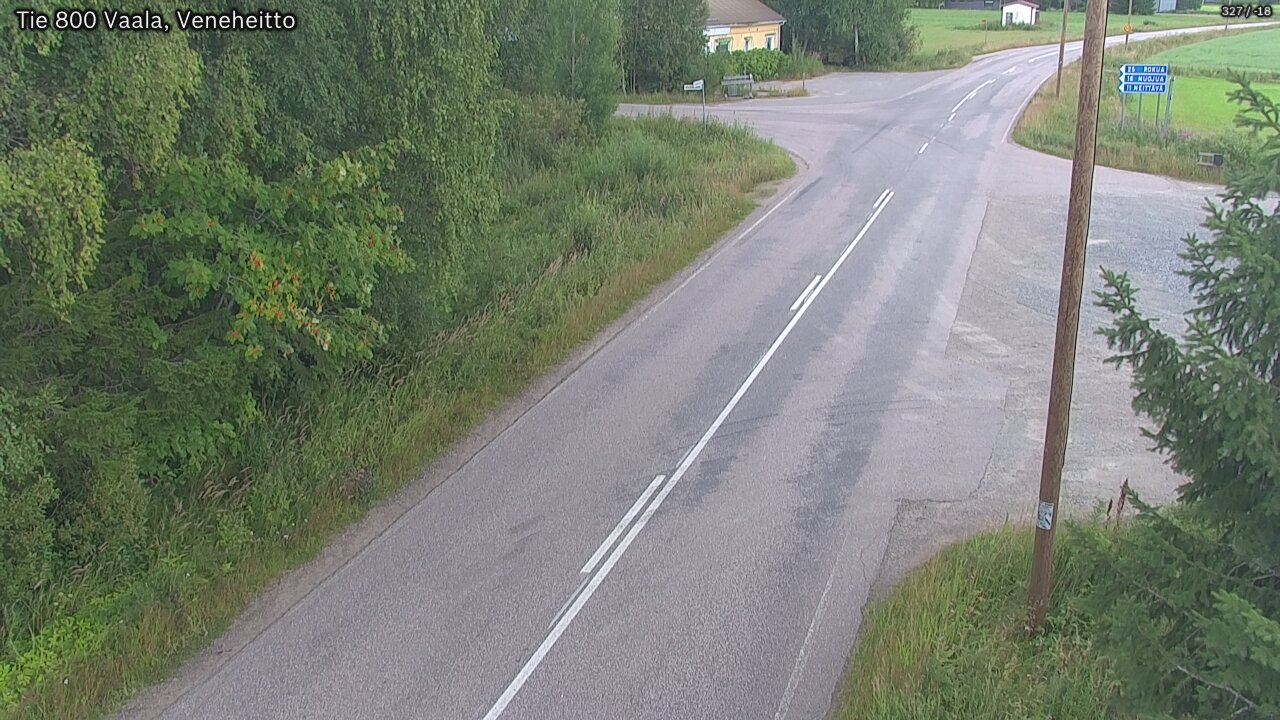 Kelikamerat Kuva Tie 800 Vaala, Veneheitto, Vaala, Pohjois-Pohjanmaa