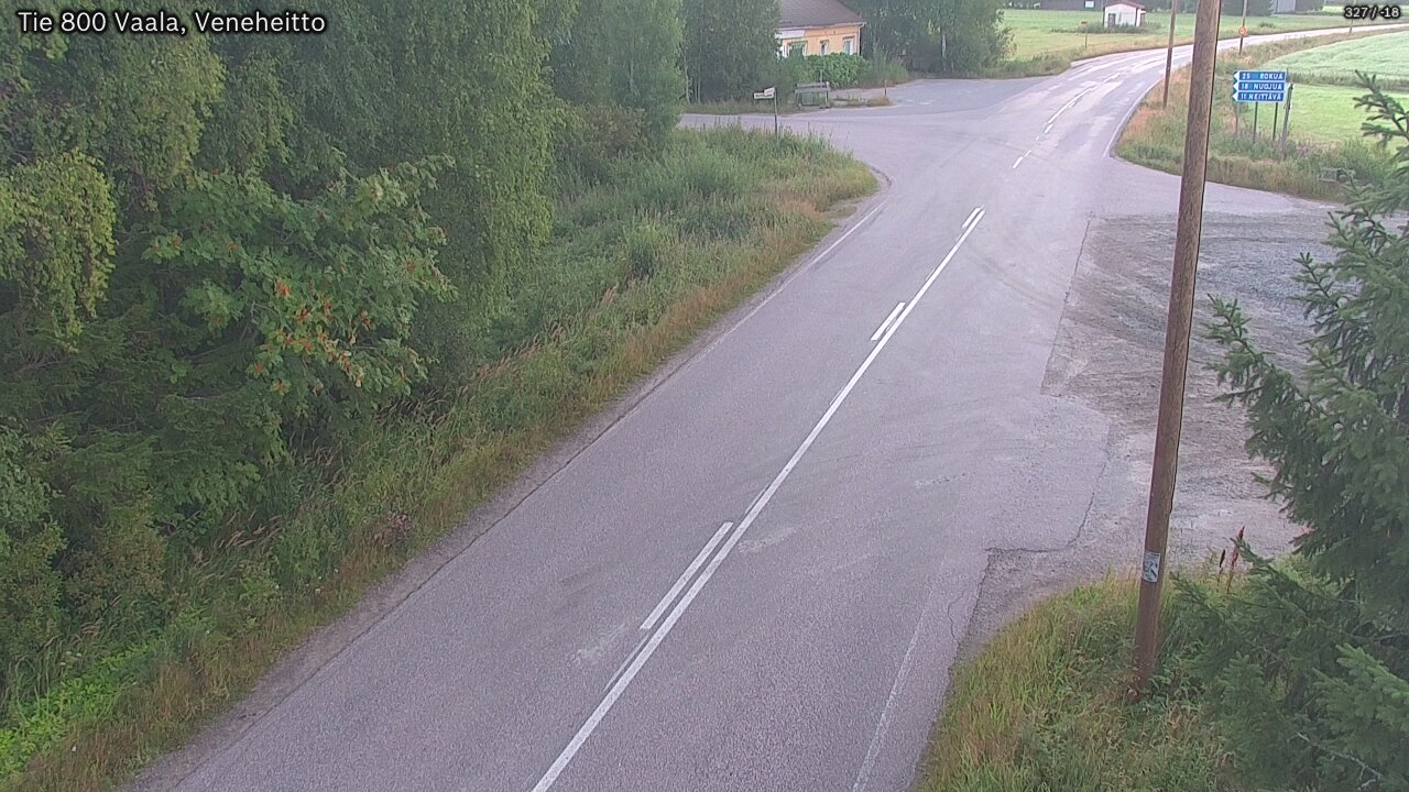 Kelikamerat Kuva Tie 800 Vaala, Veneheitto, Vaala, Pohjois-Pohjanmaa