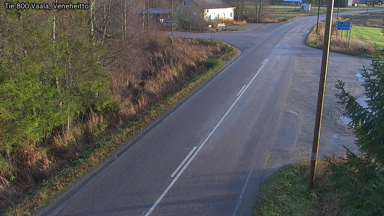 Kelikamerat Kuva Tie 800 Vaala, Veneheitto, Vaala, Pohjois-Pohjanmaa