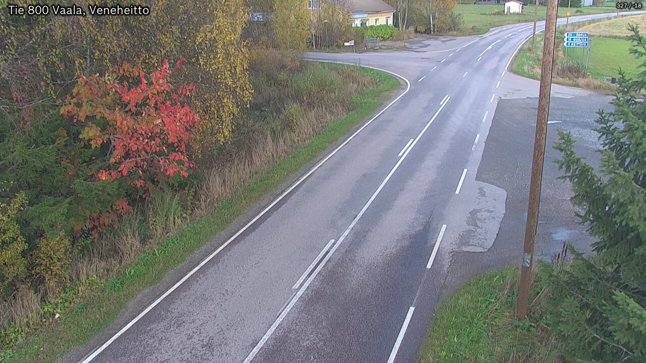 Kelikamerat Kuva Tie 800 Vaala, Veneheitto, Vaala, Pohjois-Pohjanmaa