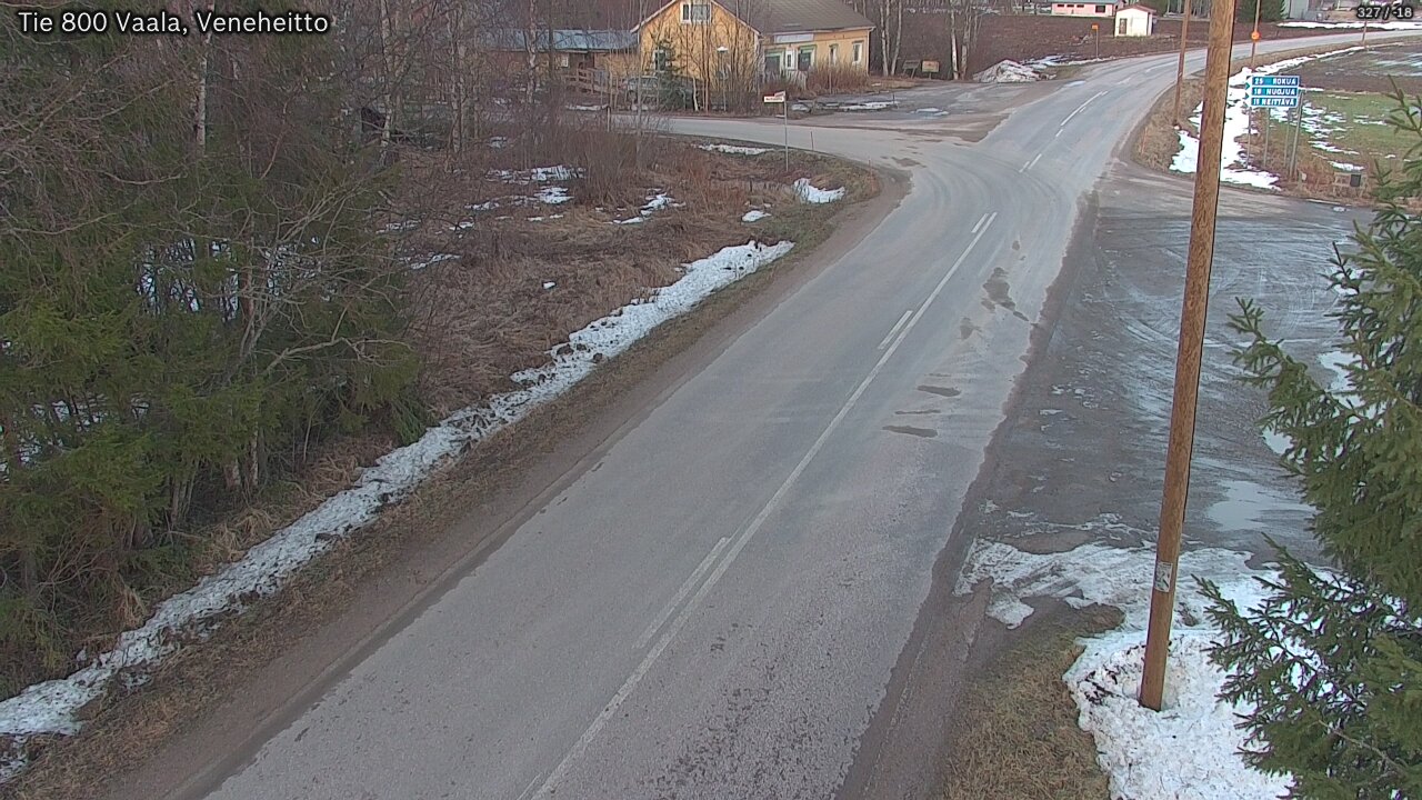 Kelikamerat Kuva Tie 800 Vaala, Veneheitto, Vaala, Pohjois-Pohjanmaa