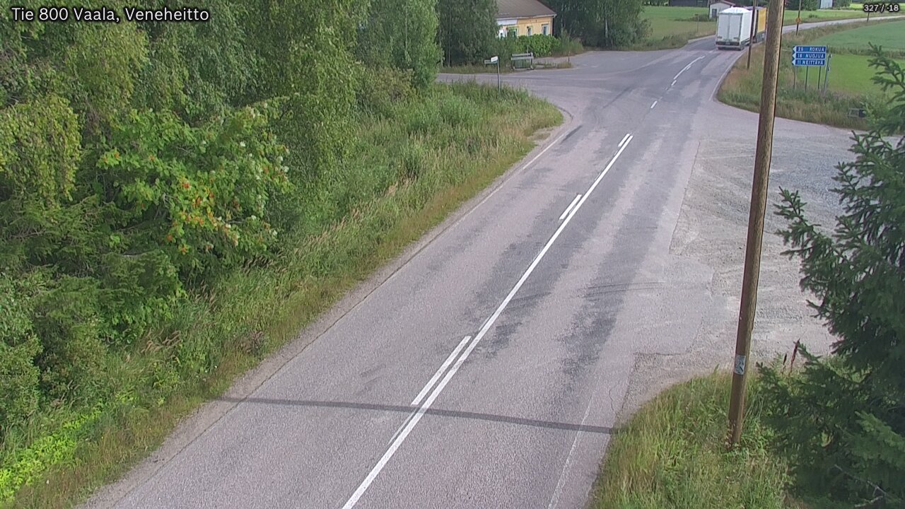 Weather Camera Image Väg 800 Vaala, Veneheitto, Vaala, Pohjois-Pohjanmaa
