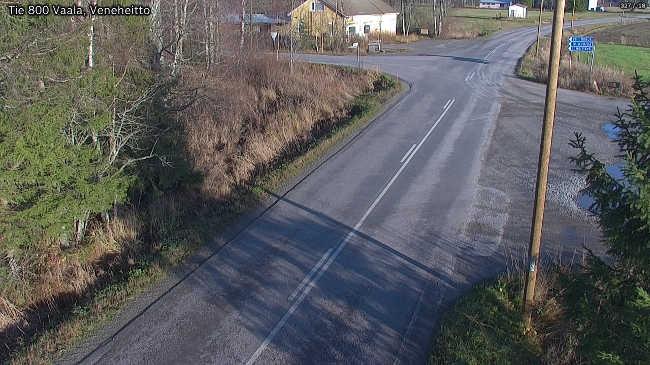 Kelikamerat Kuva Tie 800 Vaala, Veneheitto, Vaala, Pohjois-Pohjanmaa