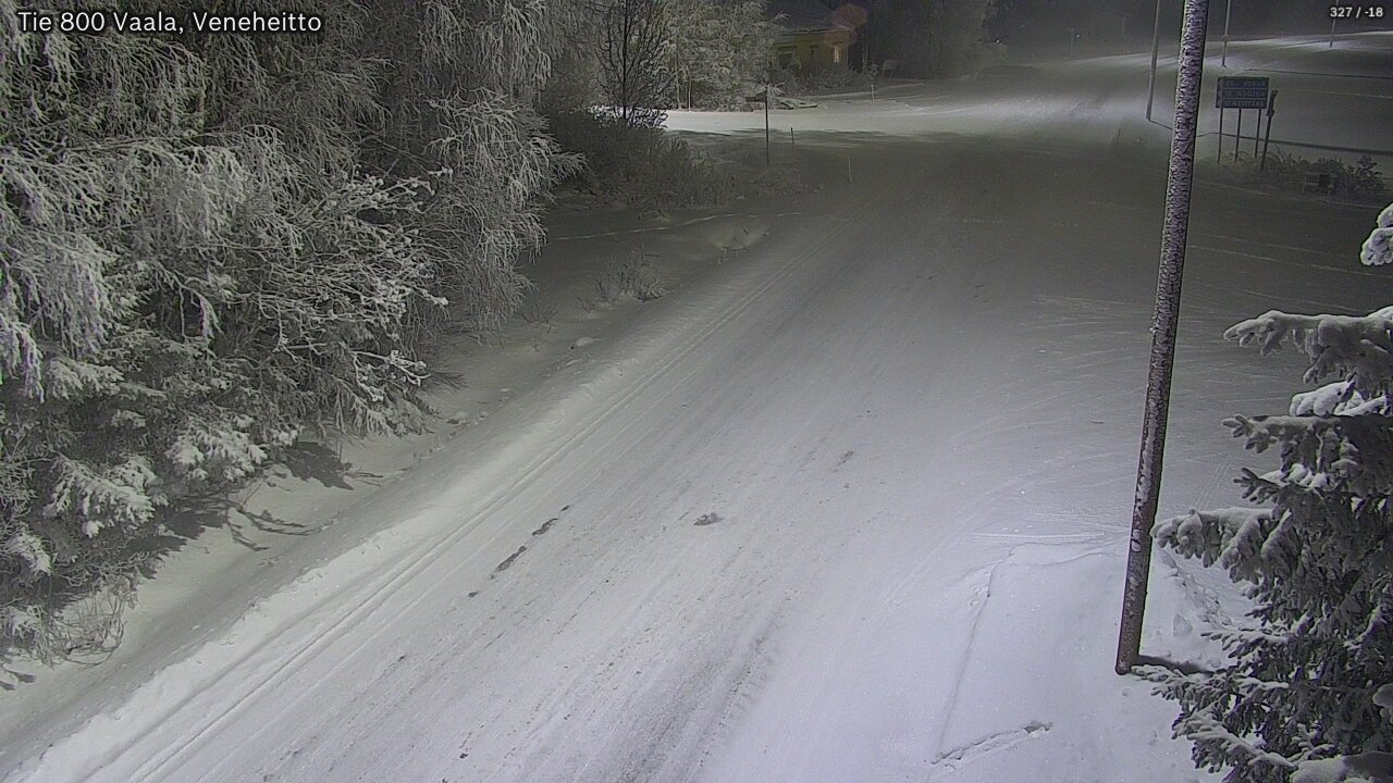 Kelikamerat Kuva Tie 800 Vaala, Veneheitto, Vaala, Pohjois-Pohjanmaa