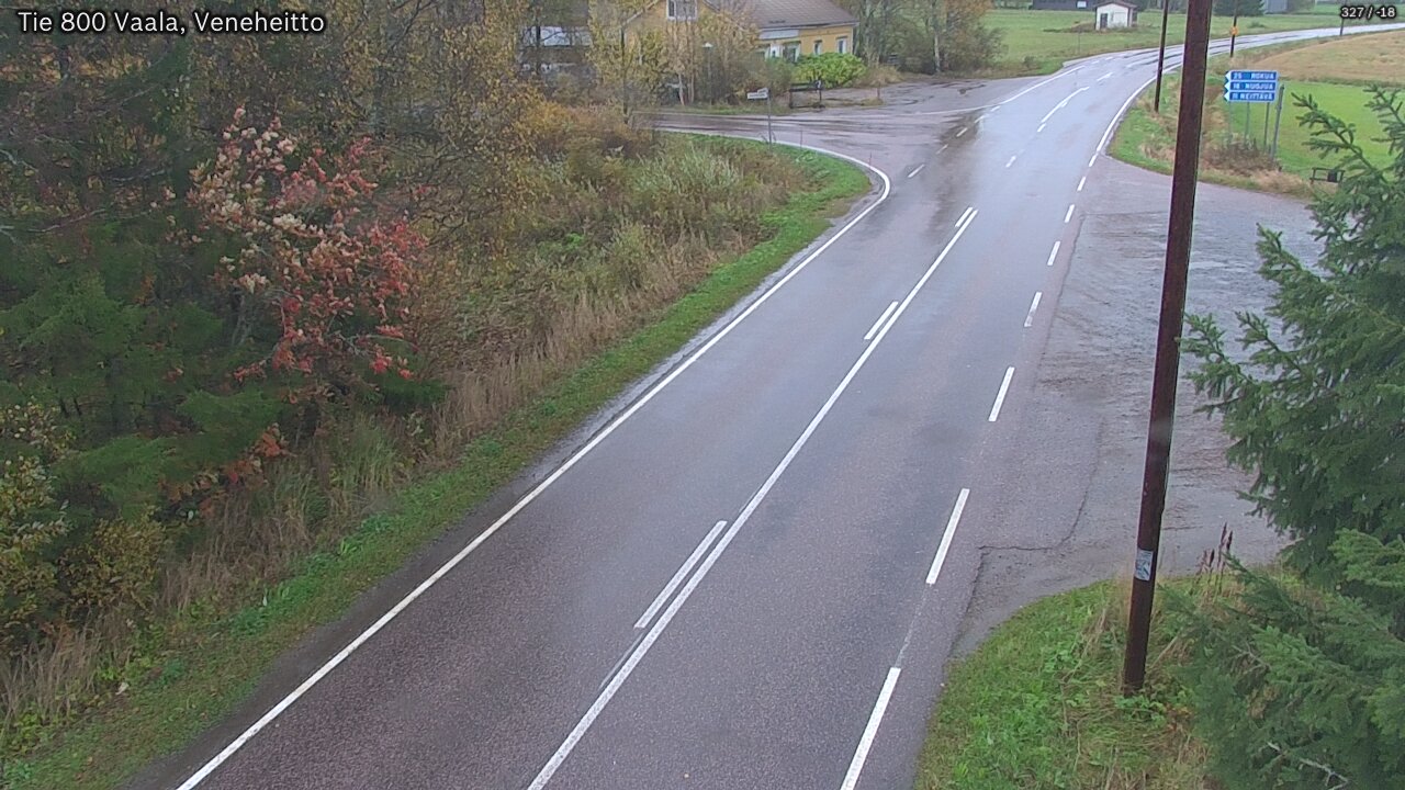 Weather Camera Image Väg 800 Vaala, Veneheitto, Vaala, Pohjois-Pohjanmaa