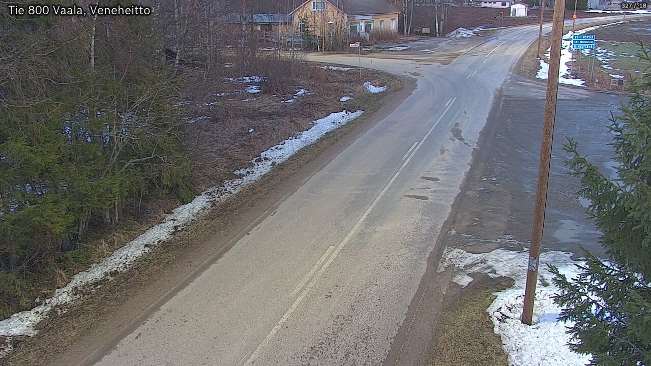 Kelikamerat Kuva Tie 800 Vaala, Veneheitto, Vaala, Pohjois-Pohjanmaa