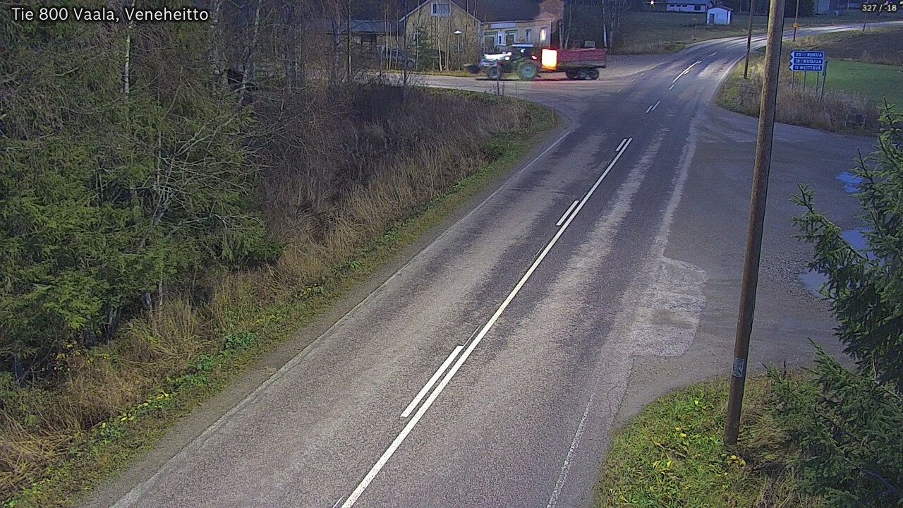 Kelikamerat Kuva Tie 800 Vaala, Veneheitto, Vaala, Pohjois-Pohjanmaa